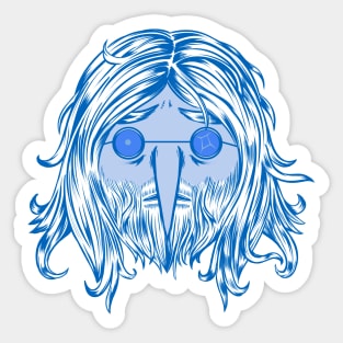 Icy Gaze Sticker